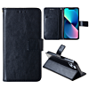 iPhone 13 Mini Leather Wallet Case with Card Slot - BLACK (Only Ground Shipping)
