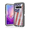 Heavy Duty Case for Galaxy S10+ (US FLAG) (Only Ground Shipping)