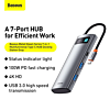 BASEUS Joystar 7in1 USB-C Hub (4K@60Hz) (100w) (Only Ground Shipping)