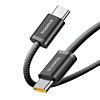 BASEUS USB C-C Dynamic 4 Braided Fast Charging Data Cable (BLACK) (100w) (3ft) (Only Ground Shipping)