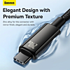 BASEUS PD 3.1 USB C-C Tungsten Gold Fast Charging Data Cable (BLACK) (240w) (3ft) (Only Ground Shipping)