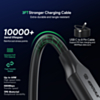 Esoulk USB C+A PD/QC Car Adapter with USB C-L Cable (3ft) (48W) (BLACK) (Only Ground Shipping)