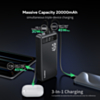 Esoulk Built-in Fast Charging Power Bank (20000 mAh / 45W) (BLACK) (Only Ground Shipping)