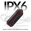 ESCAPADE IPX6 Rugged & Waterproof Bluetooth Speaker - RED (Only Ground Shipping)