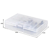 Double-Layer PVC Component Storage Box for Phone IC Repair Parts