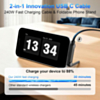 USB C-C Fast Charging Cord with Built-in Phone Stand (3ft / 240W) (Only Ground Shipping)