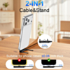 USB C-C Fast Charging Cord with Built-in Phone Stand (3ft / 240W) (Only Ground Shipping)