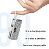 Brookstone Mini Diamond Power Bank with Built in USB C-L (WHITE) (2000mAh) (Only Ground Shipping)