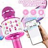 Girls Metallic Sing-Along Karaoke Speaker Microphone with Detachable Wings (Only Ground Shipping)