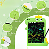 10" Kids Writing Doodle Pad - GREEN DINOSAUR (Only Ground Shipping)