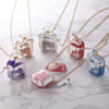 AirPods 1/2 Luxury Glitter Perfume Bottle with Strap Chain - GOLD (Only Ground Shipping)