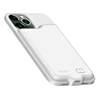 Soft Rubber Slim Charging Case (5500 mAh) for iPhone 12/12 Pro  (WHITE) (Only Ground Shipping)