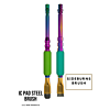 MIJING Pad Cleaning Sideburns Brush (2 Pcs)