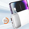 LDNIO PQ20 Power Bank with Digital Display (WHITE) (20000 mAh / 22.5W) (Only Ground Shipping)