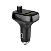 LDNIO C704Q Bluetooth 5.0 FM with 2X USB A+C Car Charger with USB A-C Cable (3ft) (30W) (Only Ground Shipping)