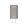 LDNIO A2527C Foldable USB A+C Adapter with USB C-C  Charging Cable (3ft) (30W) (Only Ground Shipping)