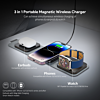 Esoulk 3-in-1 Collapsible Magnetic Wireless Charger (15W) (Only Ground Shipping)