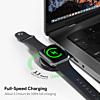Esoulk Convenient Magnetic Wireless Charger for Smart Watch - BLACK (Only Ground Shipping)