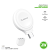 Esoulk Convenient Magnetic Wireless Charger for Smart Watch - WHITE (Only Ground Shipping)