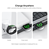 Esoulk Convenient Magnetic Wireless Charger for Smart Watch - WHITE (Only Ground Shipping)