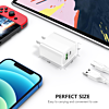 Esoulk USB C+A PD/QC Wall Adapter (20W) (WHITE) (Only Ground Shipping)
