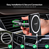 Esoulk Magnetic Wireless Charger Air Vent Car Mount (15W) (BLACK) (Only Ground Shipping)