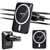 Esoulk Magnetic Wireless Charger Air Vent Car Mount (15W) (BLACK) (Only Ground Shipping)