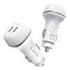 Esoulk EK2004 Dual USB C Car Charging Plug (WHITE) (60W) (Only Ground Shipping)