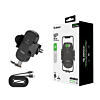 Esoulk EH39 Wireless Charging Air Vent Car Holder (BLACK) (15W) (Only Ground Shipping)