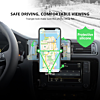 Esoulk EH39 Wireless Charging Air Vent Car Holder (BLACK) (15W) (Only Ground Shipping)