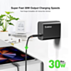 Esoulk EA22 USB-C Fast Wall Charger (BLACK) (30W) (Only Ground Shipping)