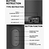 LDNIO BTS12 (2000 mAh) Bluetooth 5.0 Wireless Speaker (BLACK) (Only Ground Shipping)