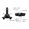 Bluetooth Car FM Transmitter MP3 Player Hands free Radio Adapter Kit USB Charger (Only Ground Shipping)
