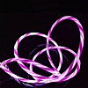 Visible USB A-C Flowing LED Fast Charging Cable (PURPLE) (3ft) (10W) (Only Ground Shipping)