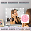 Silicone Suction Cup Phone Holder - LIGHT PINK (Only Ground Shipping)