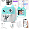 SNAP'Z Instant Print Digital Camera (12 Mpx) with Sticker Roll (BLUE) (Only Ground Shipping)