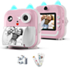 SNAP'Z Instant Print Digital Camera (12 Mpx) with Sticker Roll (PINK) (Only Ground Shipping)