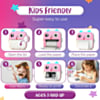 SNAP'Z Instant Print Digital Camera (12 Mpx) with Sticker Roll (PINK) (Only Ground Shipping)