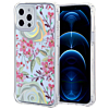 Flower Print Design Hard Clear Case - G100 for iPhone 12 Pro Max (Only Ground Shipping)