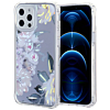 Flower Print Design Hard Clear Case - G101 for iPhone 12 Pro Max (Only Ground Shipping)