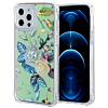Flower Print Design Hard Clear Case - G102 for iPhone 12 Pro Max (Only Ground Shipping)