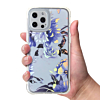 Flower Print Design Hard Clear Case - G103 for iPhone 12 Pro Max (Only Ground Shipping)