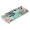 Flower Print Design Hard Clear Case - G98 for iPhone 12 Pro Max (Only Ground Shipping)