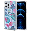 Flower Print Design Hard Clear Case - G99 for iPhone 12 Pro Max (Only Ground Shipping)