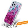 Liquid Quicksand Glitter Cover Case - Style 4 for iPhone 12 Pro Max (Only Ground Shipping)