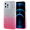 Thick TPU Case with Crystals - HOT PINK for iPhone 12 Pro Max (Only Ground Shipping)