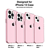 Ultra Glossy Protector Case - CLEAR PINK for iPhone 13 Pro (Only Ground Shipping)