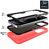 Silicone Design Heavy Duty Case - ORANGE for iPhone 13 Pro (Only Ground Shipping)