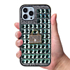 Crystal Stones Case with Bag Adornment - LIME GREEN for iPhone 7G / 8G / SE 2020 (Only Ground Shipping)