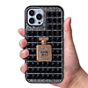 Crystal Stones Case with Perfume Adornment - BLACK for iPhone XR (Only Ground Shipping)